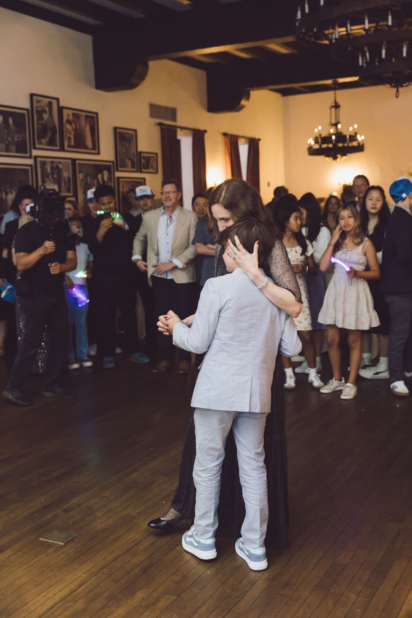 San Francisco Bar Mitzvah photographer captures special reception moment during celebration
